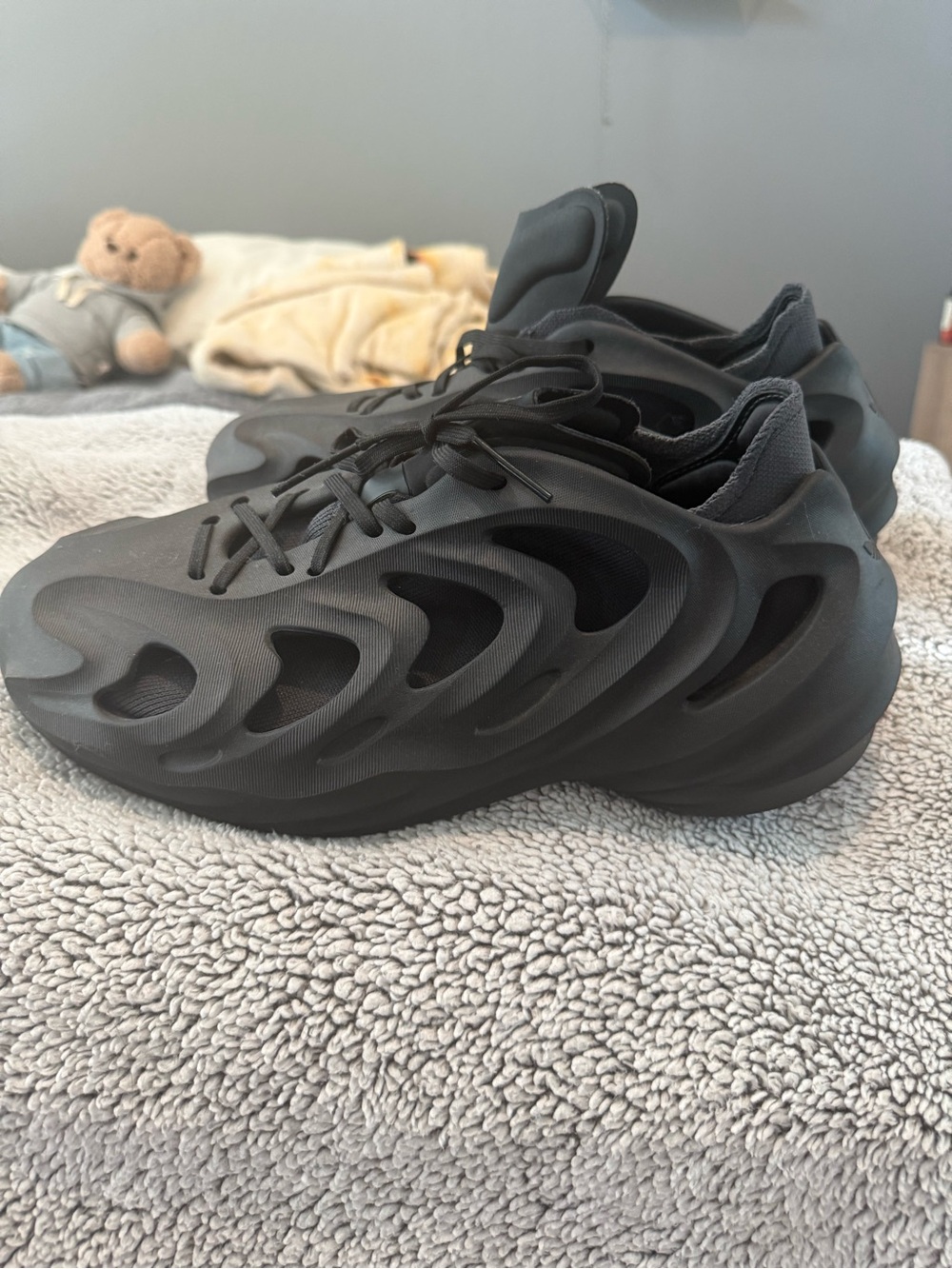 adidas Black Low-Top Athletic Sneakers